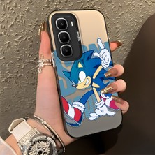 Ucuc Infinix Hot 60I Uyumlu Sert Akrilik Arka Silikon Kenar Lens Koruma Kılıf