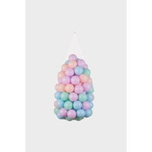 ATLAS BABY&CHILD Atlas Baby&chıld 7 cm 50'li Bubble Karışık Oyun Havuz Topu | Çocuklar Için Güvenli Plastik Top