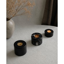 Mermosa Mermer Mumluk 3'lü Alexander Black