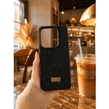 MMP Shop Tecno Spark 20C Uyumlu Içi Kadife Elmas Tasarımlı Taşlı Parlak Pırlanta Silikon Kılıf