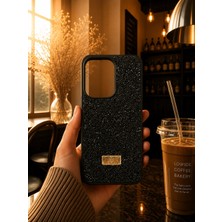 MMP Shop Oppo Reno 14F Uyumlu Içi Kadife Elmas Tasarımlı Taşlı Parlak Pırlanta Silikon Kılıf