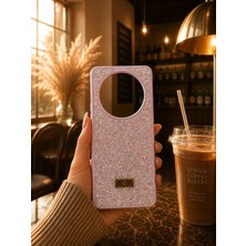 MMP Shop Honor Magic 7 Lite Uyumlu Içi Kadife Elmas Tasarımlı Taşlı Parlak Pırlanta Silikon Kılıf