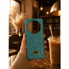 MMP Shop Honor Magic 7 Lite Uyumlu Içi Kadife Elmas Tasarımlı Taşlı Parlak Pırlanta Silikon Kılıf
