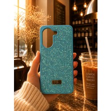 MMP Shop Xiaomi Poco X7 Pro Uyumlu Içi Kadife Elmas Tasarımlı Taşlı Parlak Pırlanta Silikon Kılıf