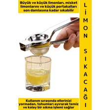 Wintoup #limonsıkacağı Dayanıklı Kırılmaz Bükülmez Kolay Temizlenir Mutfak Bar Kokteyl Sos Hazırlığı El Yormayan Pratik Paslanmaz Çelik Küçük Portakal Mandalina Misket Limon Sıkacağı