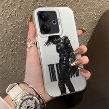 Ucuc Vivo V60 Lite 4g/5g Uyumlu Sert Akrilik Arka Silikon Kenar Lens Koruma Kılıf