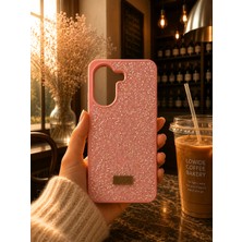 MMP Shop Xiaomi Poco X7 Pro Uyumlu Içi Kadife Elmas Tasarımlı Taşlı Parlak Pırlanta Silikon Kılıf