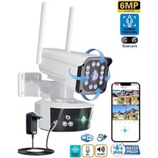 O-Kam 3032 Çift Lens Wifi Ptz Kamera - Adaptör Hediyeli
