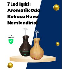 Küçük Hazine USB Şarjlı 7 Renk LED Işıklı Sessiz Çalışan Mini Hava Nemlendirici