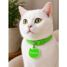 Spring Handmade Kişiye Özel Kedi ve Köpek Künyesi Fosorlu * Isim *çift Taraf Baskı * Telefon Numarası
