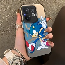 Ucuc Vivo V60 Uyumlu Sert Akrilik Arka Silikon Kenar Lens Koruma Kılıf
