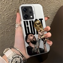 Ucuc Oppo Reno 14F Uyumlu Sert Akrilik Arka Silikon Kenar Lens Koruma Kılıf
