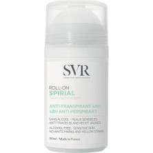 SVR Spirial Anti-Transpirant 48H Kokusuz Roll-On Deodorant 50ML Tüm Cilt Tiplerine Uygun Hassas Formül