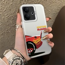 Ucuc Vivo V60 Lite 4g/5g Uyumlu Sert Akrilik Arka Silikon Kenar Lens Koruma Kılıf