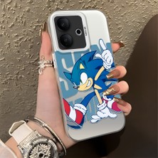 Ucuc Vivo V60 Lite 4g/5g Uyumlu Sert Akrilik Arka Silikon Kenar Lens Koruma Kılıf