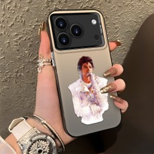 Ucuc iPhone 17 Pro Uyumlu Sert Akrilik Arka Silikon Kenar Lens Koruma Şık Baskı Kılıf