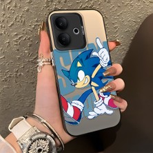 Ucuc Vivo V60 Lite 4g/5g Uyumlu Sert Akrilik Arka Silikon Kenar Lens Koruma Kılıf