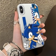 Ucuc iPhone X/xs Uyumlu Sert Akrilik Arka Silikon Kenar Lens Koruma Şık Baskı Kılıf