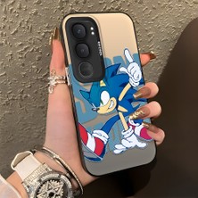 Ucuc Vivo Y31/Y21D Uyumlu Sert Akrilik Arka Silikon Kenar Lens Koruma Kılıf
