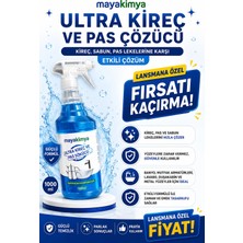 Maya Kimya Ultra Kireç ve Pas Sökücü, Kireç, Sabun ve Pas Lekelerine Karşı Etkili Çözüm 1000 ml