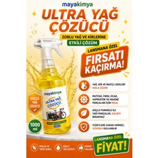Maya Kimya Ultra Yağ Çözücü 1000 ml Sprey Güçlü Mutfak ve Fırın Temizleyici 1000 ml