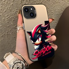 Ucuc iPhone 13 Mini Uyumlu Sert Akrilik Arka Silikon Kenar Lens Koruma Şık Baskı Kılıf