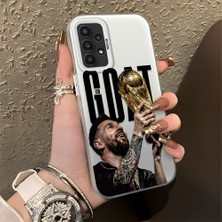 Ucuc Samsung Galaxy A23 4g/5g Uyumlu Sert Akrilik Arka Silikon Kenar Lens Koruma Şık Baskı Kılıf