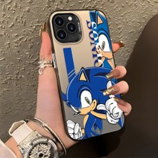 Ucuc iPhone 11 Pro Max Uyumlu Sert Akrilik Arka Silikon Kenar Lens Koruma Şık Baskı Kılıf