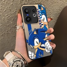 Ucuc Vivo X200 Fe Uyumlu Sert Akrilik Arka Silikon Kenar Lens Koruma Şık Baskı Kılıf