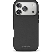 Vonmahlen iPhone 17 Pro Max Like Deri Kılıf - Siyah