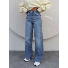 Likralı Straight Jean