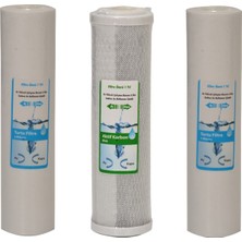 WaterGold Su Arıtma 5 ve 1 Micron Tortu ve Blok Aktif Karbon Filtre