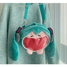 Netavantaj Anime Hatsune Miku Sakura S Versiyonu Kawaii Peluş Omuz Çantası