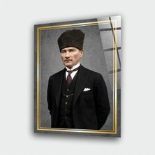 Alper Reklam Atatürk Cam Tablo