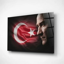 Alper Reklam Atatürk Cam Tablo