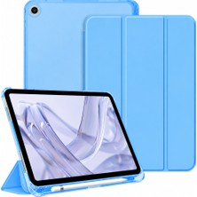 MobaxAksesuar Samsung Galaxy Tab A11 Plus / A9 Plus 11INÇ X230 X210 Kılıf Flip Cover Kalem Bölmeli Pc Case