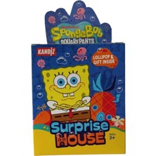 Bobbo Spongebob Lolipop & Oyuncaklı Surprise House 16 gr * 3 Adet