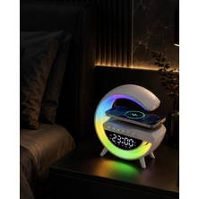 Epilons Kablosuz Rgb Bluetooth Hoparlör USB Fm ve Aux Destekli Taşınabilir Ses Sistemi
