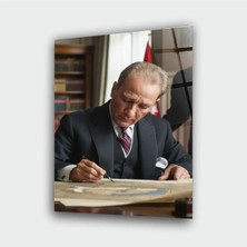 Alper Reklam Atatürk Cam Tablo