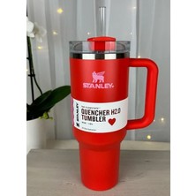 Stanley x Starbucks Holiday Quencher Red 40OZ Pipetli Çelik Termos
