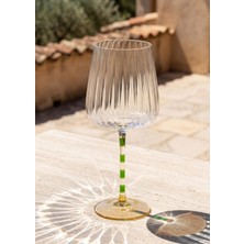 The Mia Şarap Kadehi Yeşil Sarı 500 ml