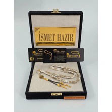 Kişiye Özel HARFLI24K Altın Parçacıklı Tesbih (Alkapa Püskül)