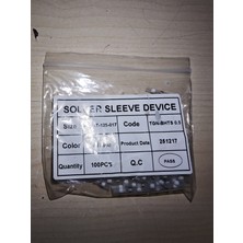 CTR Ticaret Isı ile Daralan Lehimli Makaron 100 Adet Beyaz - Kendinden Lehim Yapan Hassas Kablo Eki (0.25-0.34 Mm²)