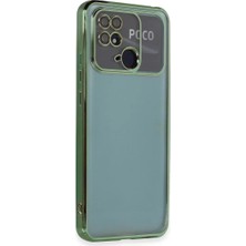 Zemira Home Newface Xiaomi Redmi 10C Kılıf Razer Lensli Silikon - Yeşil