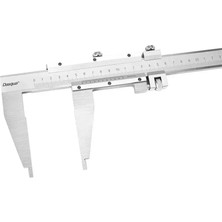Dasqua 0-600MM Tek Çene Mekanik Kumpas 0.02MM Çene Boyu 150MM