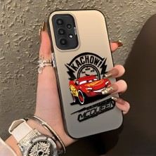 Ucuc Samsung Galaxy A23 4g/5g Uyumlu Sert Akrilik Arka Silikon Kenar Lens Koruma Şık Baskı Kılıf