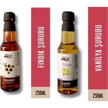 Vestron Fındık ve Vanilya 2li Set Kahve Şurubu 2X250 ml |hazelnut & Vanilla