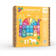 Connetıx   Connetix Glitter Castle Pack Manyetik Bloklar - 48 Parça