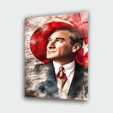 Alper Reklam Atatürk Cam Tablo