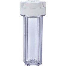 Global Water Solutions 10" Şeffaf Housing 1/4" Bağlantı Tekli